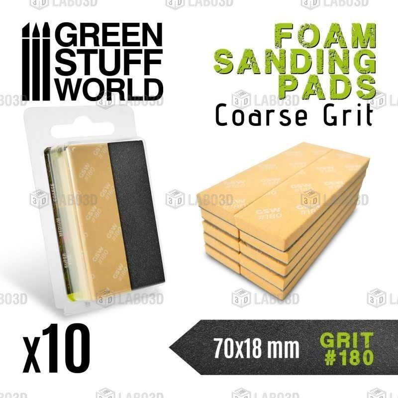 Green Stuff Word - Eponge de Ponçage Flexible - Grain 180 - 10768