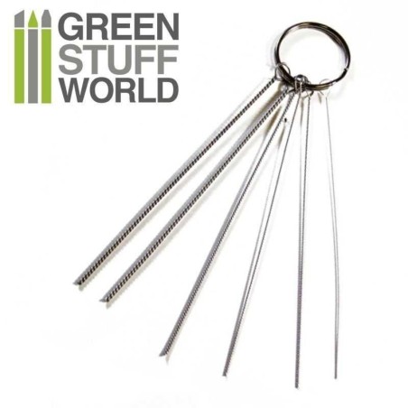 Green Stuff World - Airbrush Nozzle Cleaning Wires - 1410