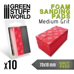 Green Stuff Word - Eponge de Ponçage Flexible - Grain 600 - 10771