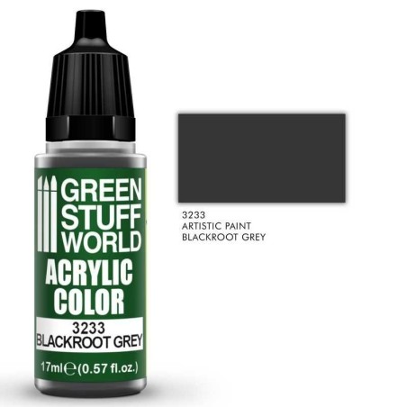 Green Stuff World - Acrylic Color - Blackroot Grey - 3233
