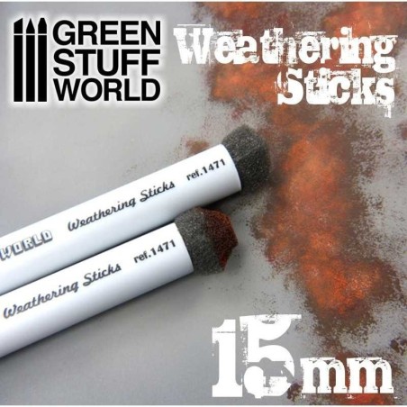 Green Stuff Word - Weathering Brushes - 15mm - 9312