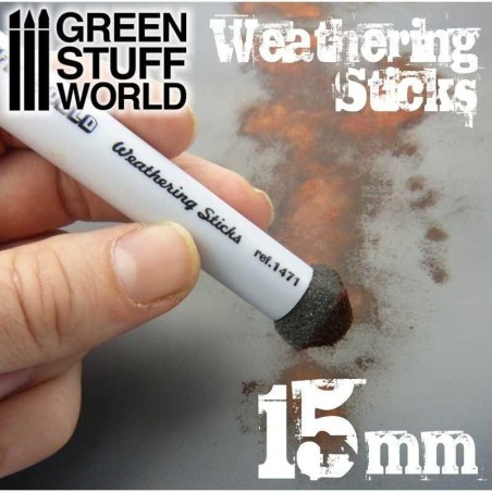 Green Stuff Word - Weathering Brushes - 15mm - 9312