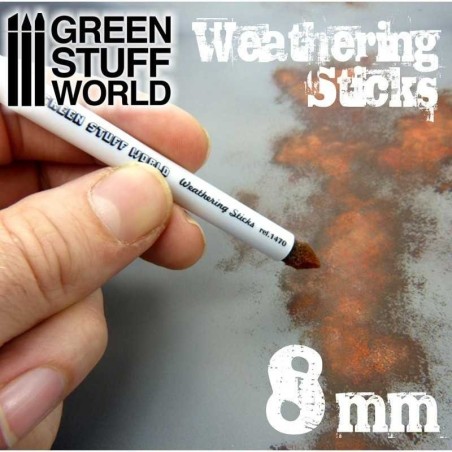 Green Stuff World - Weathering Brushes - 8mm - 9311