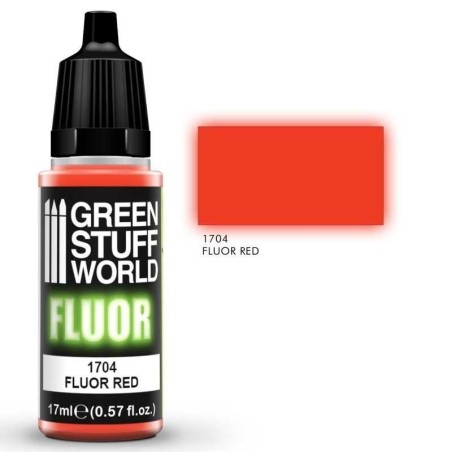 Green Stuff Word - Fluor Paint Red - 1704