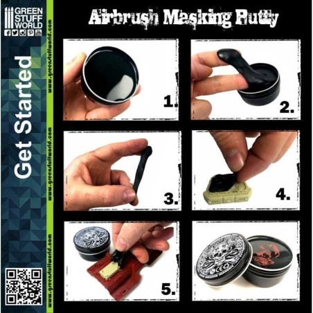 Green Stuff Word - Mastic de Masquage pour Aérographe