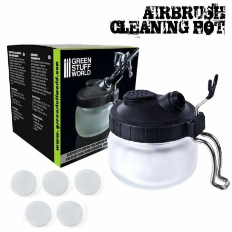 Green Stuff Word - Airbrush Cleaning Pot - 1640