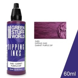 Green Stuff Word - Peintures Dipping inks - Garnet Purple Dip - 3485