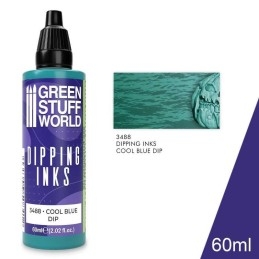Green Stuff Word - Peintures Dipping inks - Cool Blue Dip - 3488