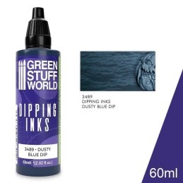 Green Stuff Word - Peintures Dipping inks - Dusty Blue Dip - 3489