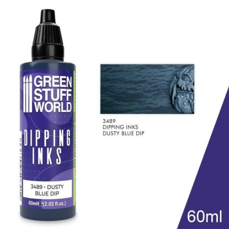 Green Stuff Word - Peintures Dipping inks - Dusty Blue Dip - 3489