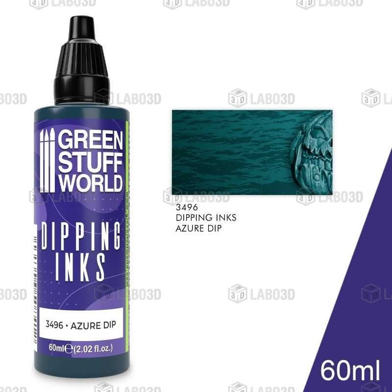 Green Stuff Word - Peintures Dipping inks - Azure Dip - 3496 Green Stuff Word - Peintures Dipping inks - Azure Dip - 3496