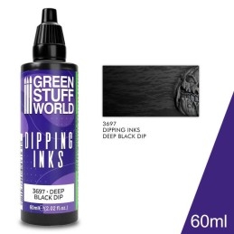 Green Stuff Word - Peintures Dipping inks - Deep Black Dip - 3697