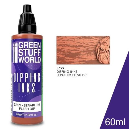 Green Stuff Word - Peintures Dipping inks - Seraphim Flesh Dip - 3699