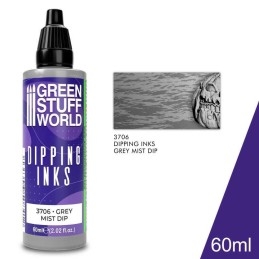 Green Stuff Word - Peintures Dipping inks - Grey Mist Dip - 3706