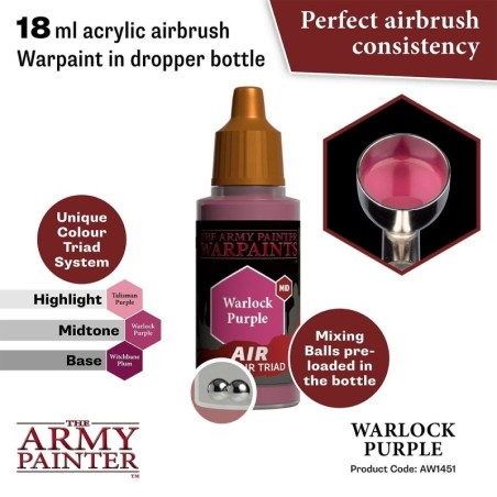 The Army Painter - WarPaints Air : Warlock Purple