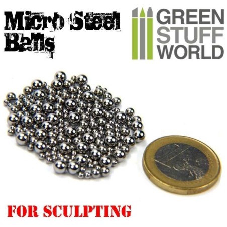 Green Stuff Word - Micro STEEL Balls (2-4mm) - 9286