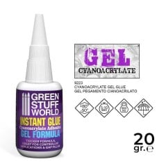 Green Stuff World - Colle Cyanoacrylate - formule GEL - 20Gr - 9223