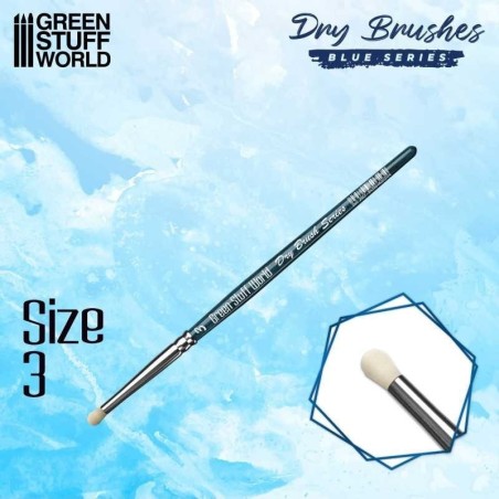 Green Stuff Word - Blue Series - Premium Dry Brush  - Nr 3 - 2953