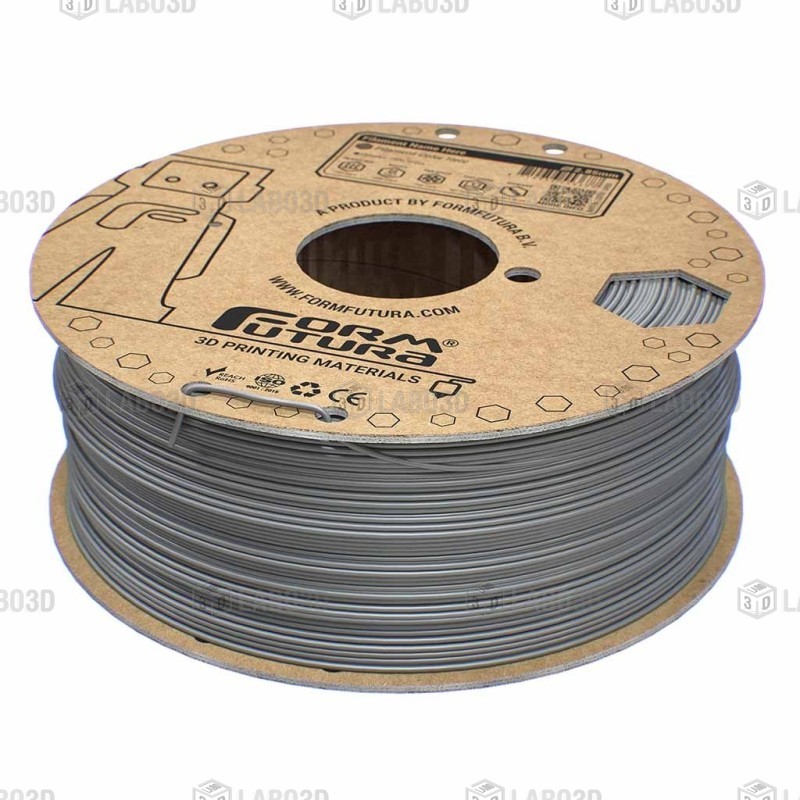 FormFutura EasyFil ePLA – Grey Aluminium - 1.75mm - 1 Kg FormFutura EasyFil ePLA – Grey Aluminium - 1.75mm - 1 Kg