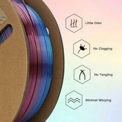 Eryone - PLA - Candy Silk Rainbow - 1.75mm - 1 Kg
