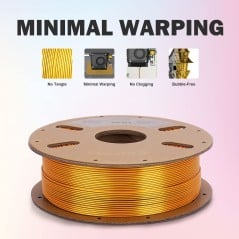 Eryone - PLA Silk Dual-Color - Black & Gold - 1.75mm - 1 Kg
