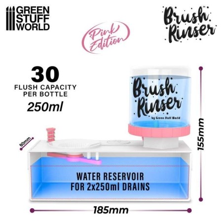 Green Stuff Word - Distributeur d'eau - Brush Rinser - Pink Edition - 11792