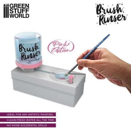 Green Stuff Word - Distributeur d'eau - Brush Rinser - Pink Edition - 11792