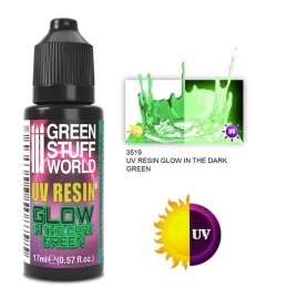 Green Stuff Word - Résine Vert Ultraviolette - Glow - 17ml - 3519