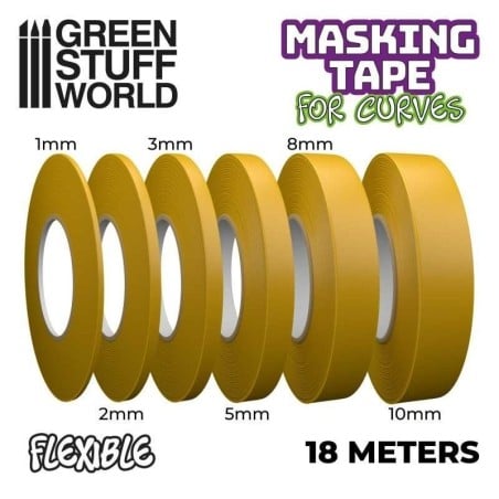 Green Stuff Word - Flexible Masking Tape - 2mm - 3062