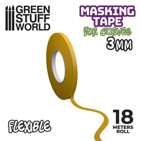 Green Stuff Word - Flexible Masking Tape - 3mm - 3063