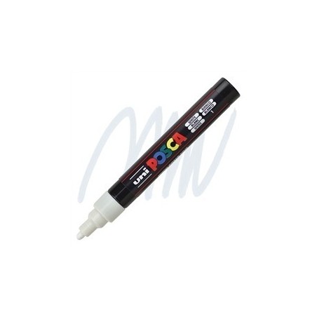 POSCA - PC5M Moyenne - White - Acrylic Maker