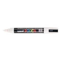 POSCA - PC5M Moyenne - White - Acrylic Maker