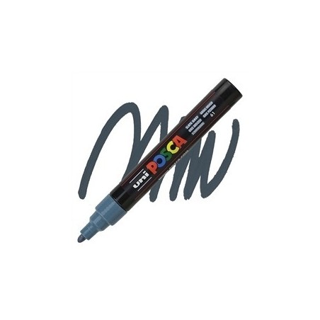 POSCA - PC5M Moyenne - Slate Grey - Acrylic Maker