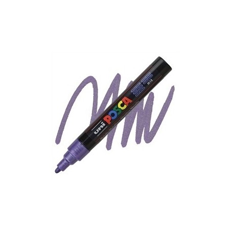 POSCA - PC5M Moyenne - Metallic Violet - Acrylic Maker