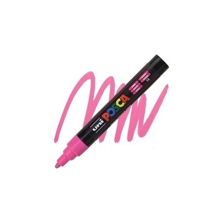 POSCA - PC5M Moyenne - Pink - Acrylic Maker