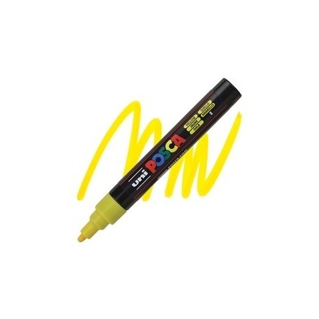 POSCA - PC5M Moyenne - Yellow - Acrylic Maker
