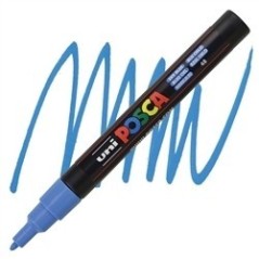 POSCA - PC3M fine - Sky Blue - Acrylic Maker