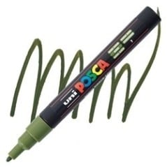 POSCA - PC3M Fine - Vert Kaki (Khaki Green) - Marqueur Acrylique