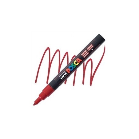 POSCA - PC3M Fine - Dark Red - Acrylic Maker