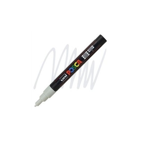 POSCA - PC3M Fine - White - Acrylic Maker