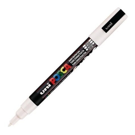 POSCA - PC3M Fine - White - Acrylic Maker
