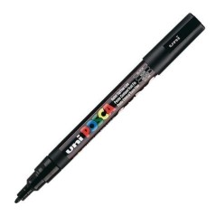 POSCA - PC3M Fine - Noir (Black) - Marqueur Acrylique