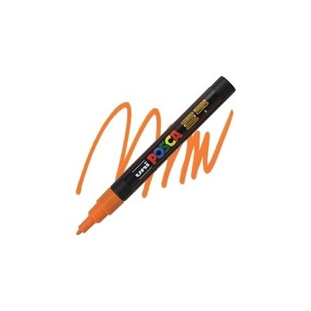 POSCA - PC3M Fine - Orange (Bright Yellow) - Marqueur Acrylique