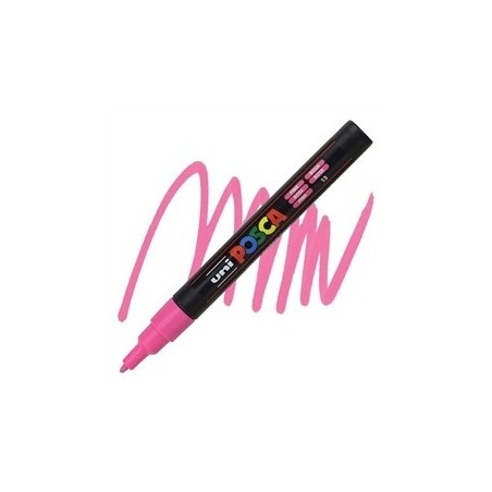 POSCA - PC3M Fine - Rose (Pink) - Marqueur Acrylique