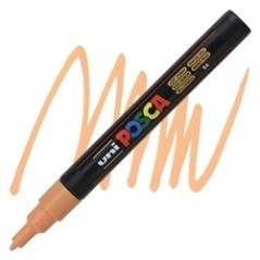 POSCA - PC3M Fine - Rose Saumon (Light Orange) - Marqueur Acrylique