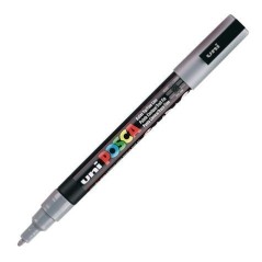 POSCA - PC3M Fine - Gris (Grey) - Marqueur Acrylique