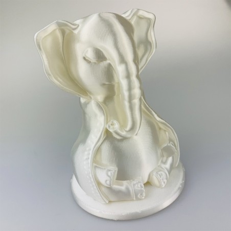 Fiberlogy - FiberSilk Metallic - Blanc perlé (Pearl) - 1.75 mm -850 gr