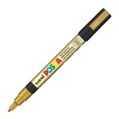 POSCA - PC3M Fine - Or (Metallic Gold) - Marqueur Acrylique