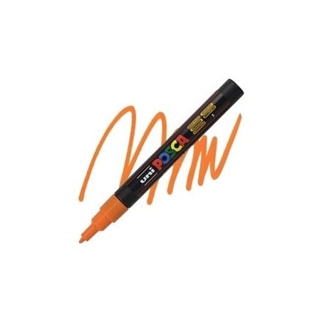 POSCA - PC3M Fine - Orange Foncé (Orange) - Marqueur Acrylique