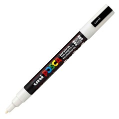 POSCA - PC1M Extra-Fine - Blanc (White) - Marqueur Acrylique